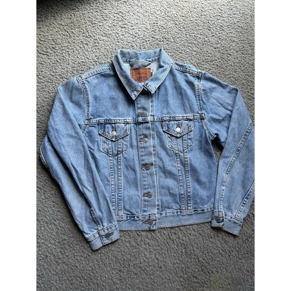 Vintage Levi’s 80’s 70506 0216 Truckers Jean Jacket Made In USA Size MED Denim